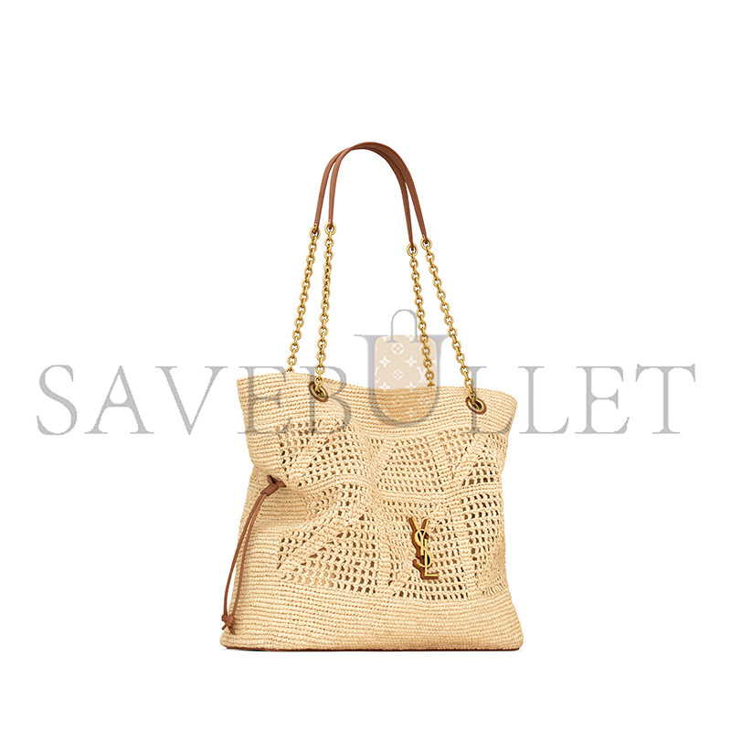 YSL JAMIE SHOPPING IN RAFFIA 838876GAAFY2791 (35*35*10cm)